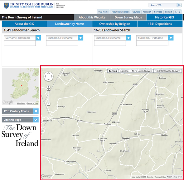 Historical GIS Townland Polygons
